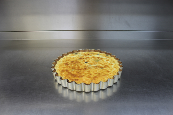 Leek, Onion, Cheddar & Thyme Quiche Finish